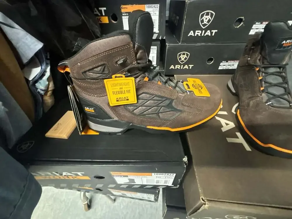 Ariat Rebar Flex Waterproof Work Boot Size 13D Brown